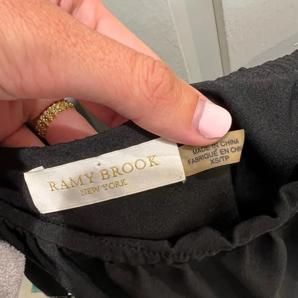 Ramy Brook Darla Lace-Trim One-Shoulder Dress - Picture 7 of 7